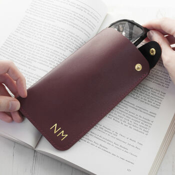 Personalised Leather Glasses Case, 12 of 12