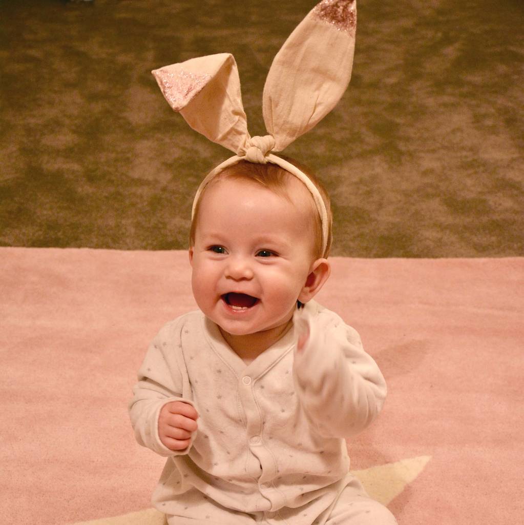 Glitter Tipped Bunny Ears By Chi Chi Moi