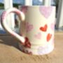 Tankard Mug In Patchwork Heart Design, thumbnail 5 of 8