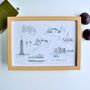 Personalised Travel Adventures Places And Memories Print, thumbnail 2 of 2