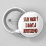 Funny Boyfriend/Girlfriend Badge, thumbnail 1 of 2