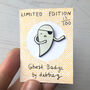 Pirate Ghost Enamel Pin Badge, thumbnail 2 of 2
