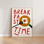 Breakfast Time Hand Painted Kitchen Print, thumbnail 1 of 6