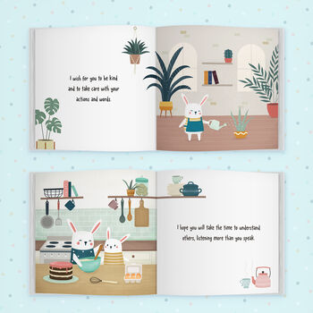 Hopes And Wishes For You New Baby Book, 9 of 11