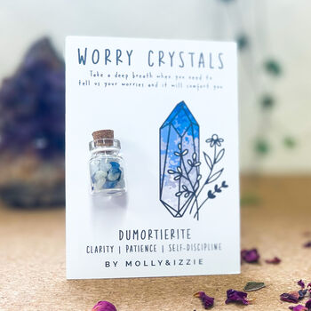 Worry Crystals Dumortierite, 2 of 2