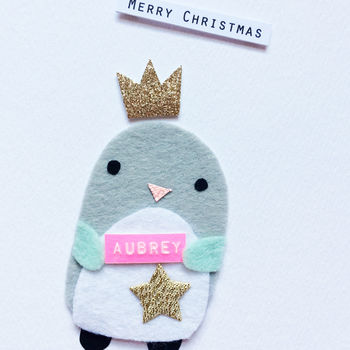 Merry Christmas Cute Penguin Card, 2 of 2