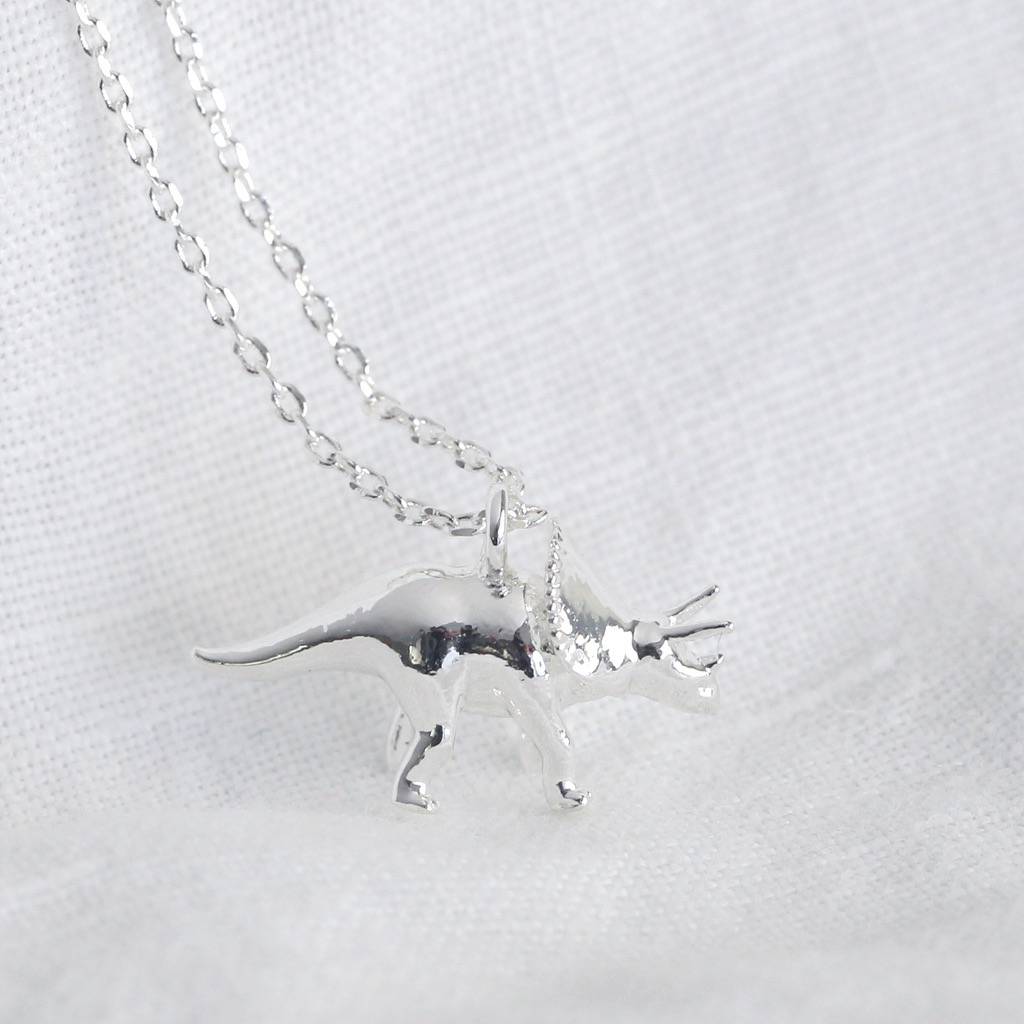Dinosaur Pendant Necklace By Lisa Angel | notonthehighstreet.com
