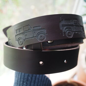 Off Road Vehicles Leather Belt, 10 of 10