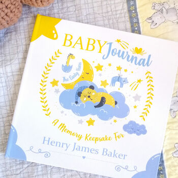 Personalised Baby Journal Book, 2 of 12