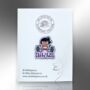This Is My Happy Face Weightlifting Enamel Lapel Pin Badge, Fitness, Gym Gifts, thumbnail 4 of 8