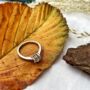 Cubic Zirconia Bridal Ring, thumbnail 3 of 3