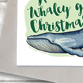Funny Whale Christmas Card, 2 of 6