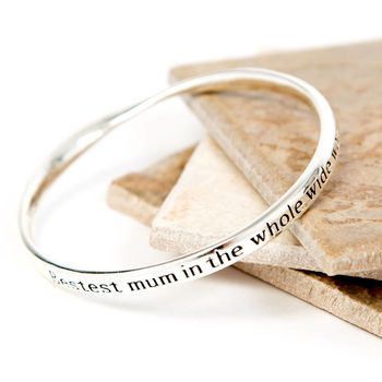Mother And Daughter Message Bangle, 4 of 6