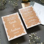 Lace Wedding Invitations Sample, thumbnail 5 of 8