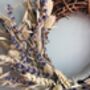 Small Dried Flower Lavender Wreath, thumbnail 2 of 4