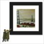 Framed 'Humber Bridge' Print. Lowry Style, thumbnail 1 of 4