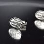 Maserati Trident Silver Cufflinks 316 L Stainless Steel Luxury Car Lover Gift, thumbnail 1 of 4