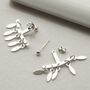 Sterling Silver Two Way Chandelier Studs, thumbnail 3 of 5