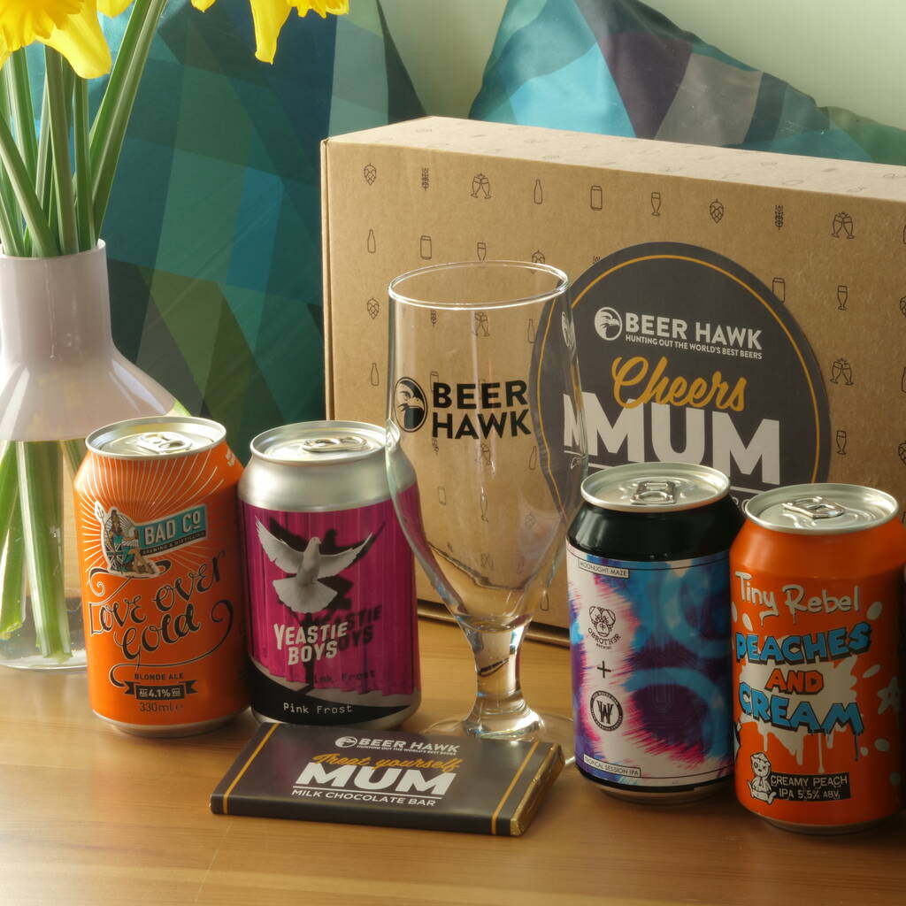 Beer Hawk 'Cheers Mum' Craft Beer Gift Box By Beer Hawk