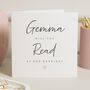 Personalised Wedding Reader Proposal Card, thumbnail 1 of 7
