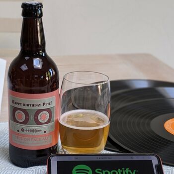 Music Lovers Personalised Craft Beer And Playlist, 3 of 5