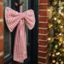 Decorative Hanging Fabric Door Bow, thumbnail 2 of 12