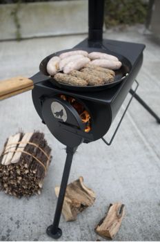 'The Frontier' Portable Log Burning Stove, 6 of 7