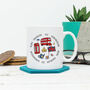 King Charles Coronation Illustrated Mug, thumbnail 1 of 3