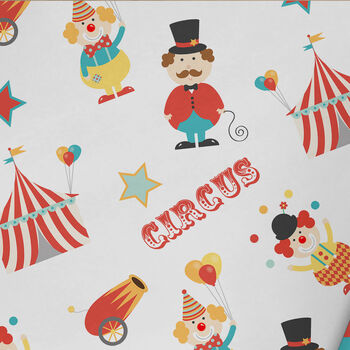 Circus Wrapping Paper Roll Or Folded, 2 of 2