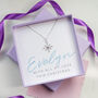 Christmas Snowflake Sterling Silver Necklace, thumbnail 1 of 9