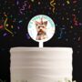 Personalised Dog Party Hat Cake Topper, thumbnail 9 of 12