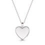 Floating Heart Memory Locket Sterling Silver, thumbnail 1 of 8
