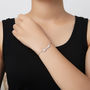 Comet Bracelet Rose Or Gold Plated 925 Silver, thumbnail 4 of 7