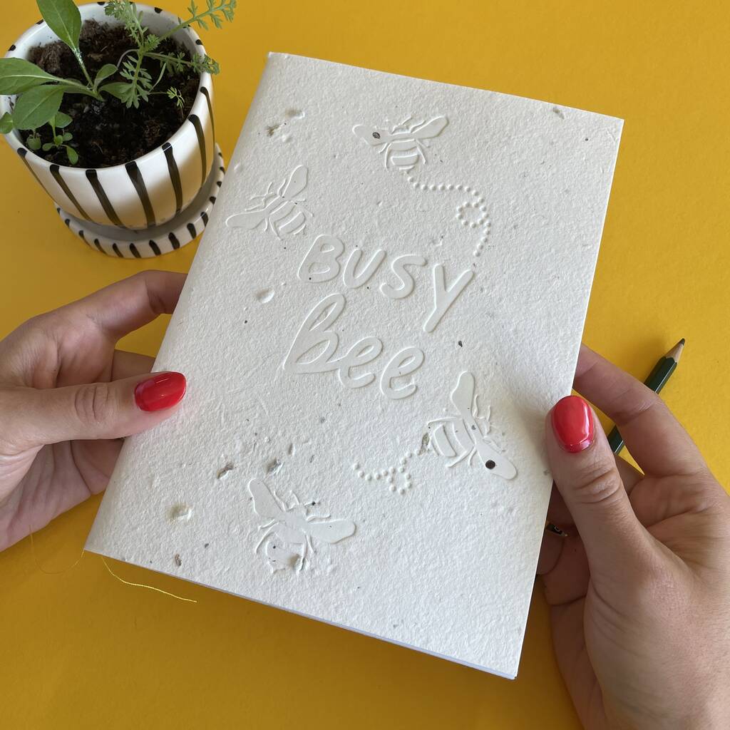 Busy Bee Plantable Notebook, 1 of 12