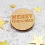 Personalised Wooden Reindeer Christmas Love Card, thumbnail 4 of 6