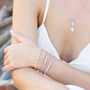 Marseille Rhodium, Gold Or Rose Gold Plated Bracelet, thumbnail 11 of 12