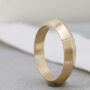 9ct Gold Ring Hand Carved Thick Band, thumbnail 3 of 11