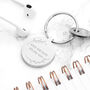 Personalised Save The Date Round Keyring, thumbnail 5 of 7