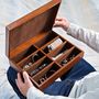 Personalised Mens Leather Storage Box, thumbnail 2 of 12