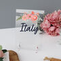 Wedding Table Names Pink Floral, thumbnail 1 of 6