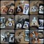 Personalised Crochet Dog Face Keyring Letterbox Gift, thumbnail 3 of 12