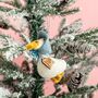 Personalised Puddle Duck Felt Christmas Decoration, thumbnail 1 of 5