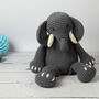 Elephant Crochet Kit Ruby, thumbnail 2 of 6
