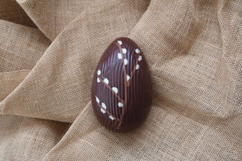 Dark Chocolate Pussy Willow Egg With Champagne Truffles, 6 of 7