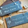 Personalised Daddy And Me Slate Sign, thumbnail 2 of 5