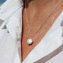 Freshwater Pearl Coin Necklace, thumbnail 1 of 7