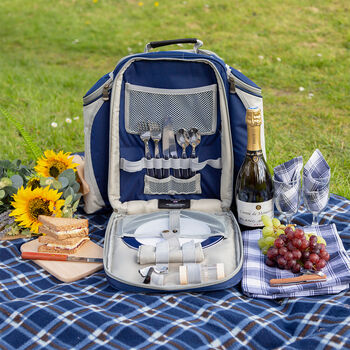 Deluxe Picnic Backpack Hamper For Two, 2 of 6