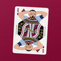 Aston Villa Playing Cards | Gift For Football Fans, thumbnail 1 of 12