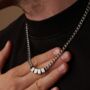 Silver 5mm Personalised Cuban Chain Necklace, thumbnail 4 of 11