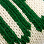 Pom Pom Christmas Tree Cushion Cover Knitting Kit, thumbnail 5 of 7
